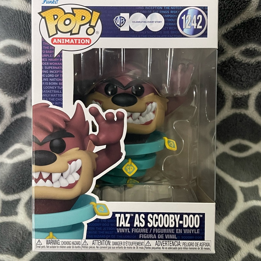 Funko Pop! Taz As Scooby-Doo #1242 Warner Brothers ! VAULTED !